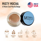 Misty Mocha Any Wear Creme - A Waterproof Multi-tasking creme to powder product for eyes, cheeks & lips. Can be worn anywhere